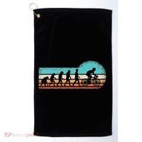 Funny Bicycle Evolution Mountain Bike Cyclist Cycling Bike Golf Towel thumb 0
