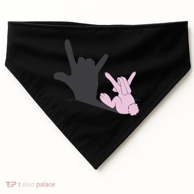 Funny Bunny Easter Day USA-Made Doggie Bandana