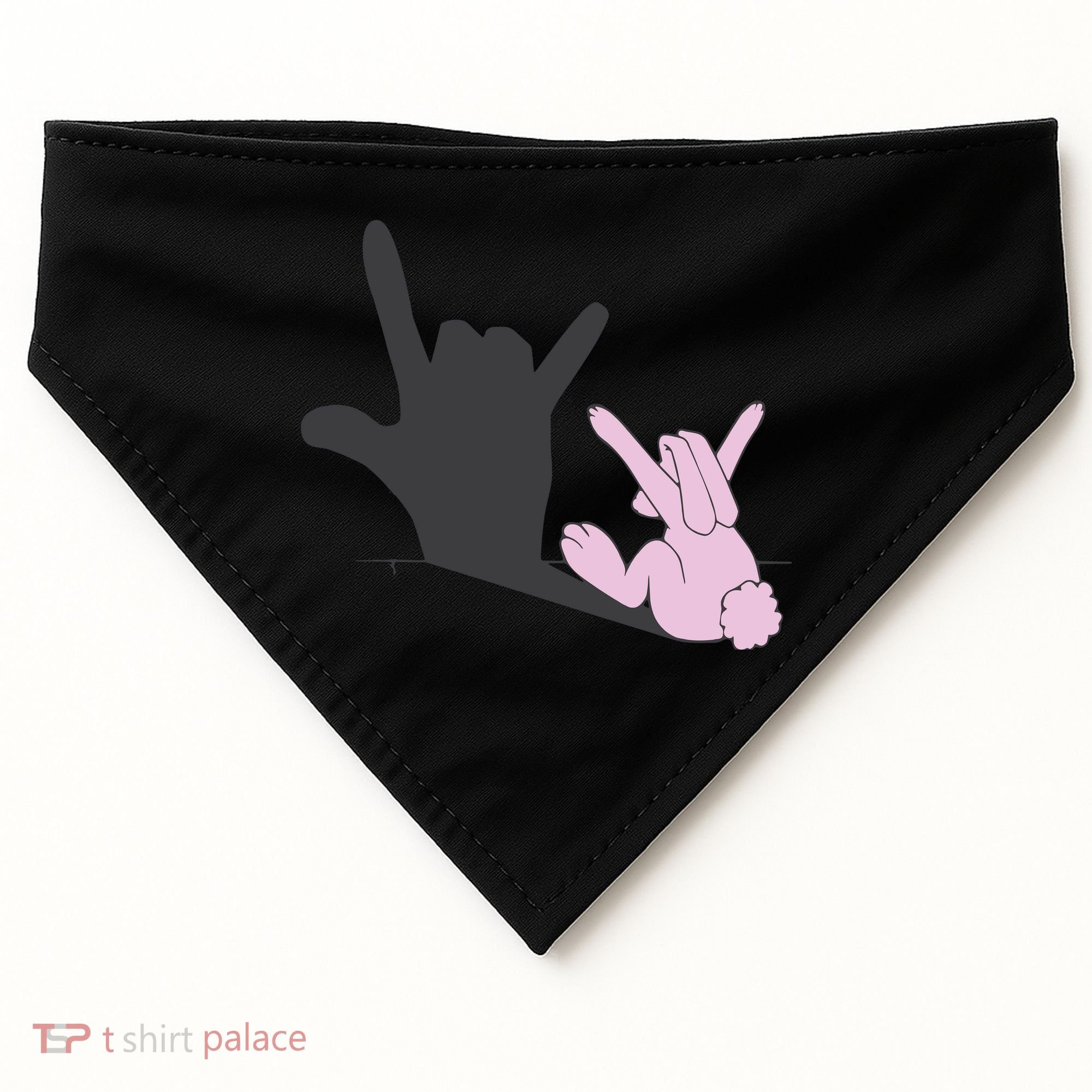 Funny Bunny Easter Day USA-Made Doggie Bandana
