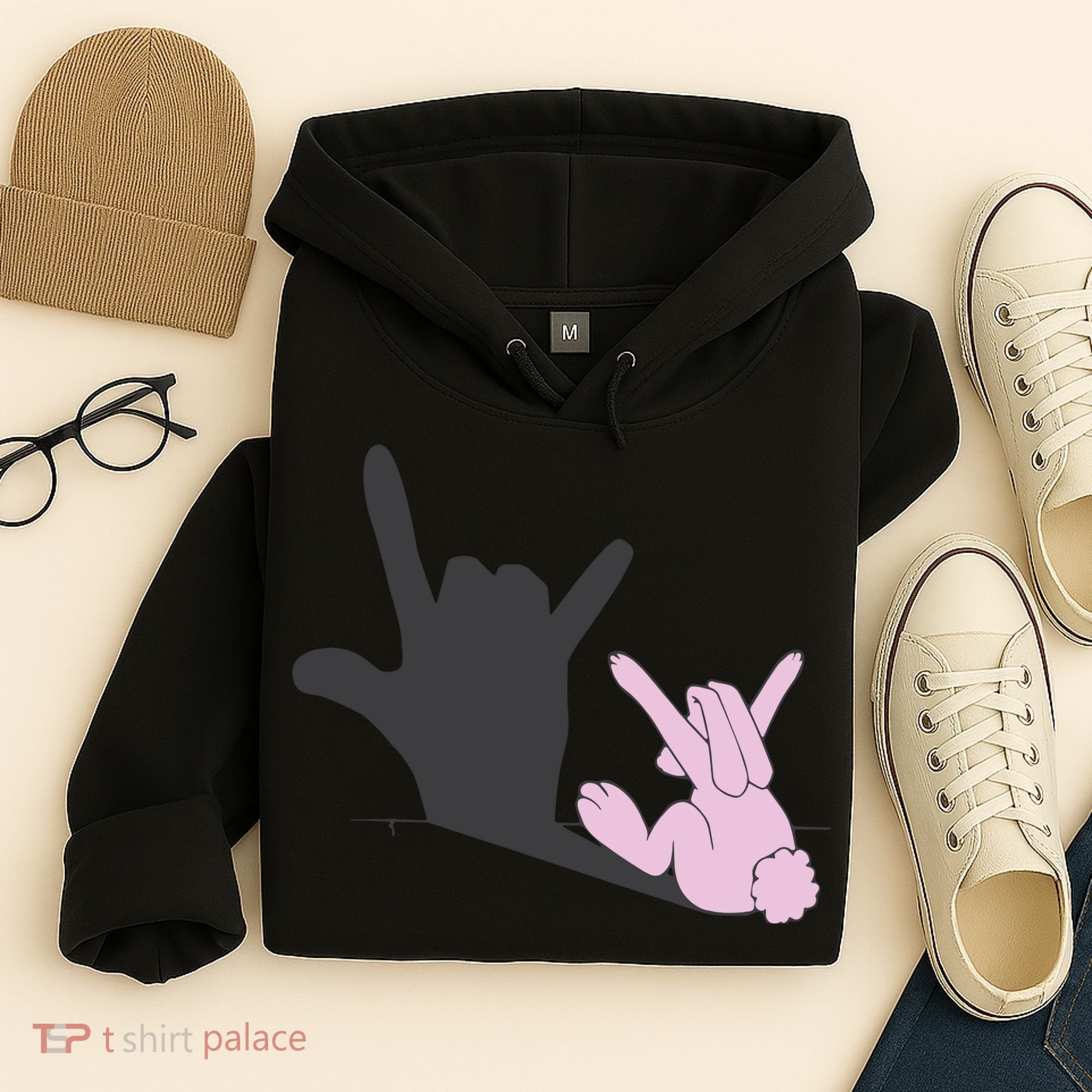 Funny Bunny Easter Day Hoodie