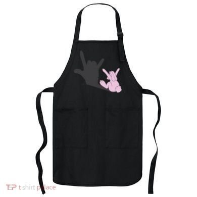 Funny Bunny Easter Day Apron