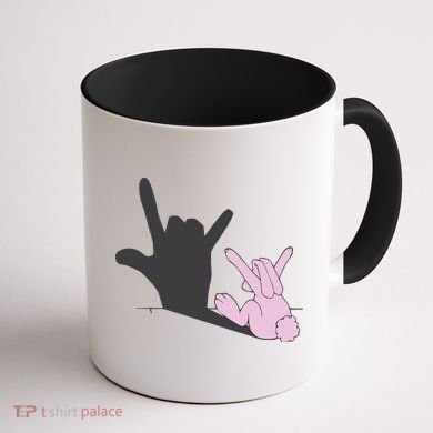 Funny Bunny Easter Day Coffee Mug back