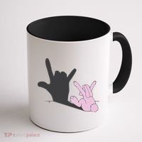 Funny Bunny Easter Day Coffee Mug thumb 1