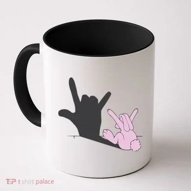 Funny Bunny Easter Day Coffee Mug