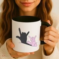 Funny Bunny Easter Day Coffee Mug thumb 3