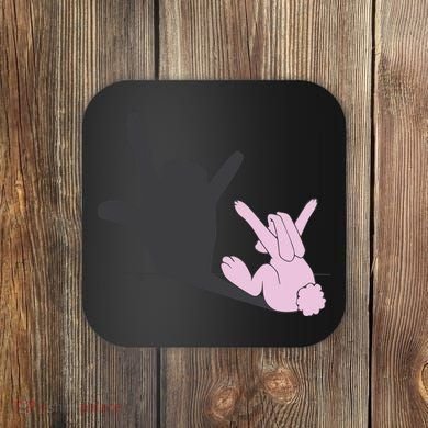 Funny Bunny Easter Day Coaster
