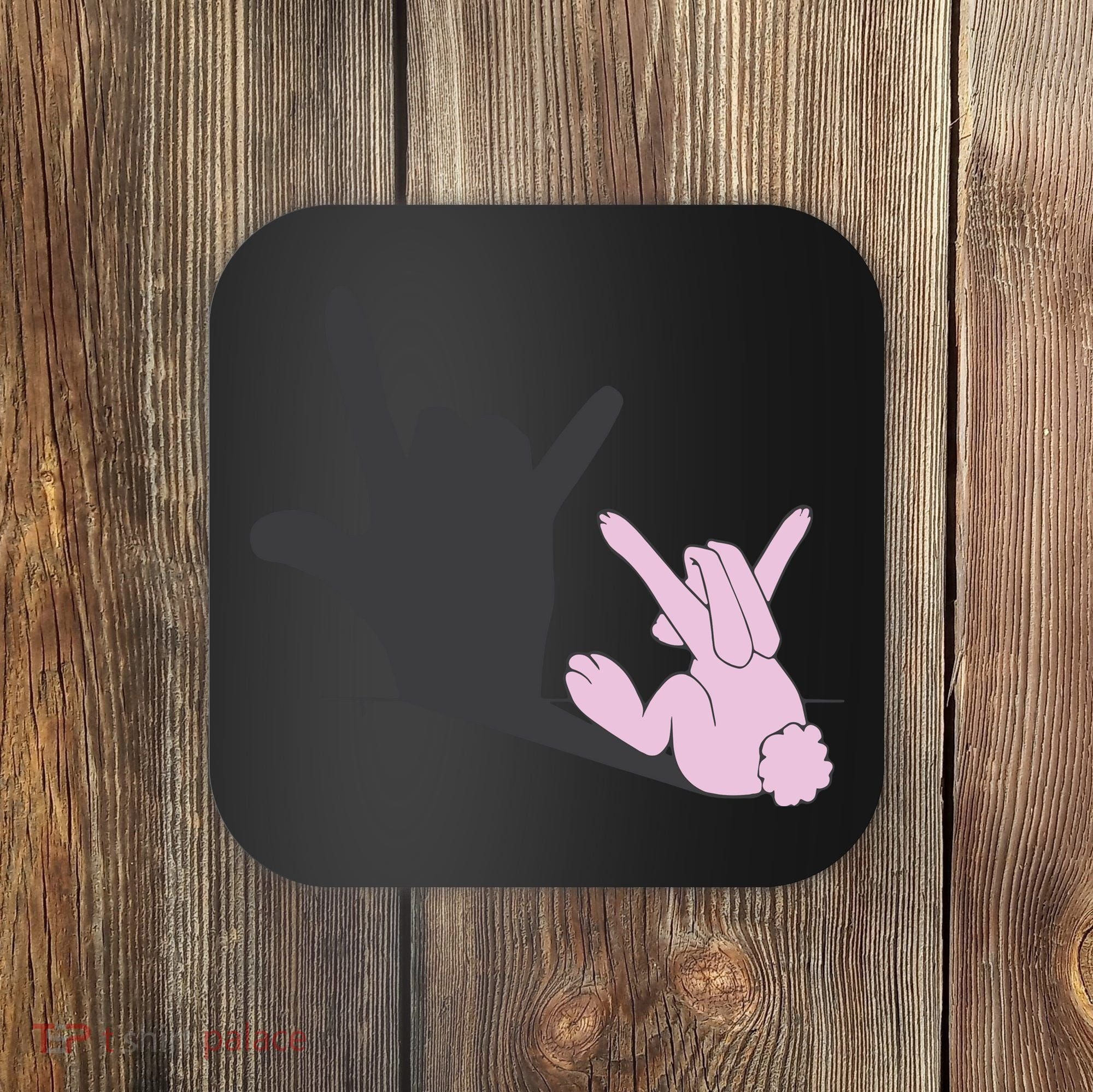 Funny Bunny Easter Day Coaster