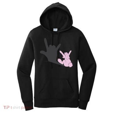 Funny Bunny Easter Day Women's Hoodie