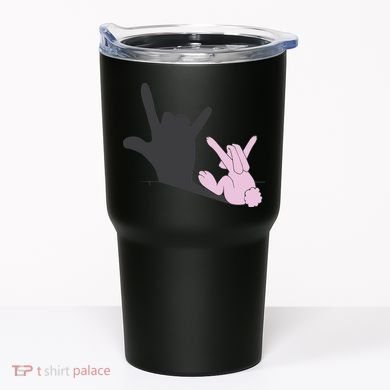 Funny Bunny Easter Day Tumbler