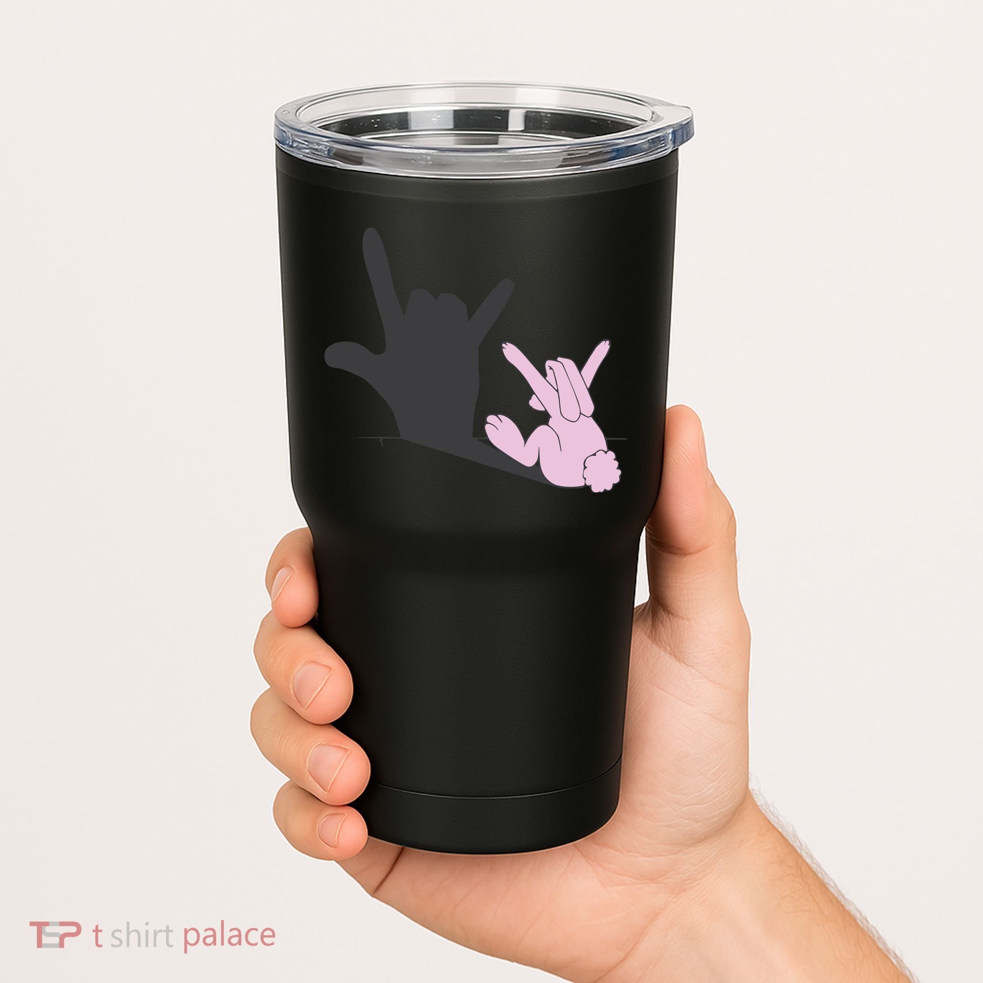 Funny Bunny Easter Day Tumbler