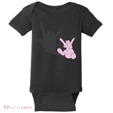 Funny Bunny Easter Day Baby Bodysuit