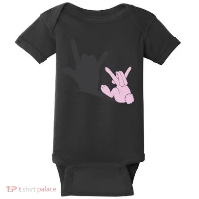 Funny Bunny Easter Day Baby Bodysuit