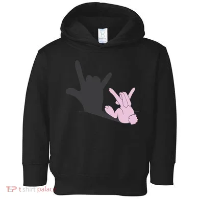 Funny Bunny Easter Day Toddler Hoodie