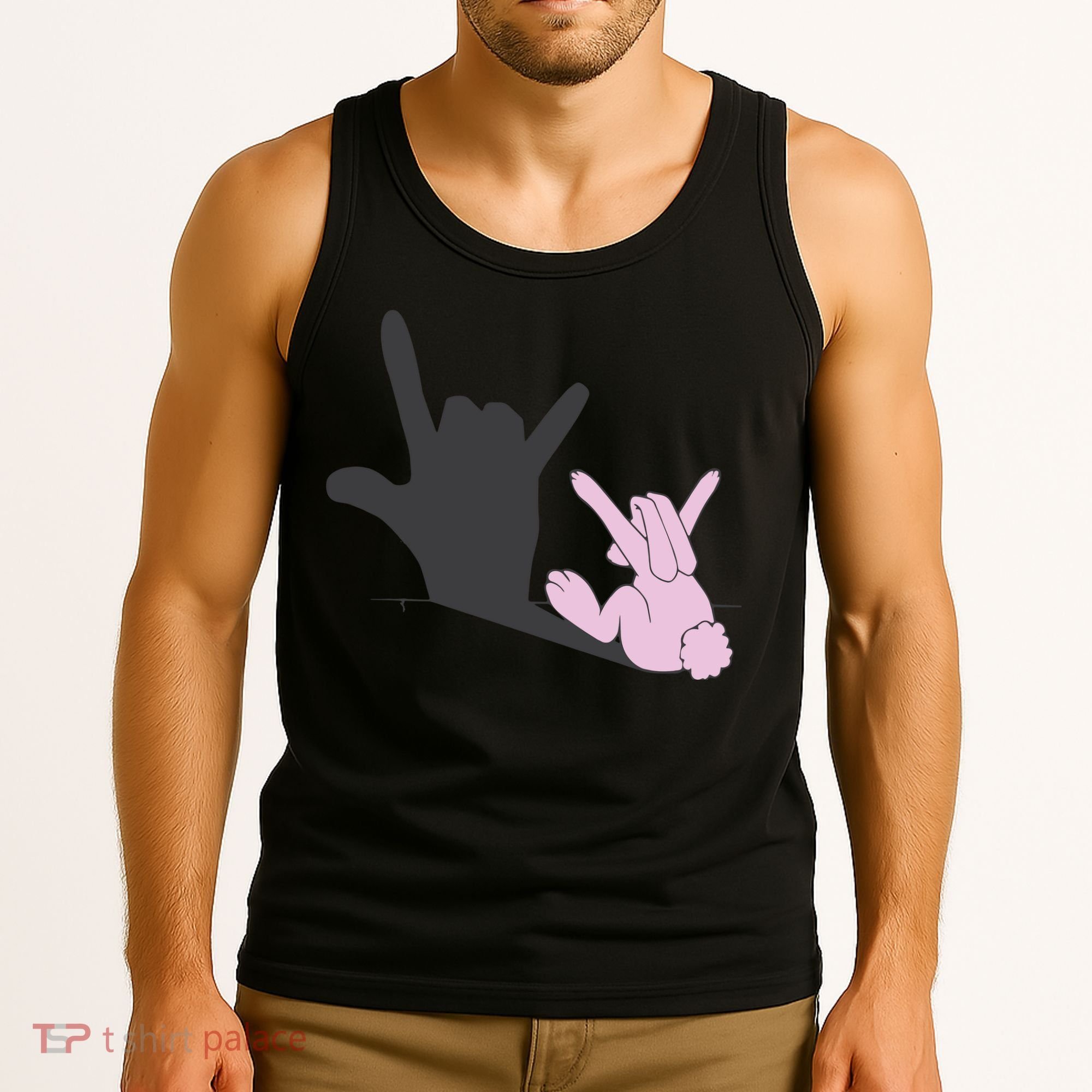 Funny Bunny Easter Day Tank Top