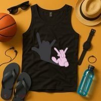 Funny Bunny Easter Day Tank Top thumb 4