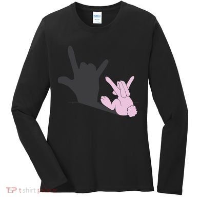 Funny Bunny Easter Day Women's Long Sleeve Shirt