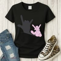 Funny Bunny Easter Day Women's T-Shirt thumb 3