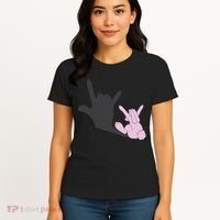 Funny Bunny Easter Day Women's T-Shirt thumb 4