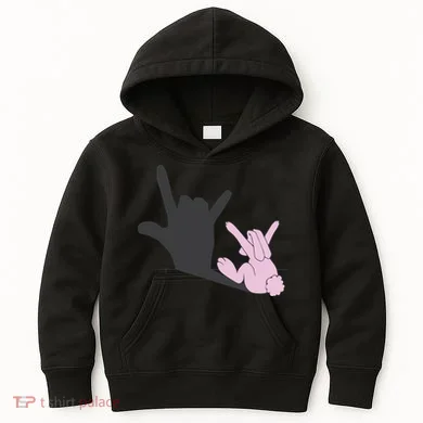 Funny Bunny Easter Day Kids Hoodie