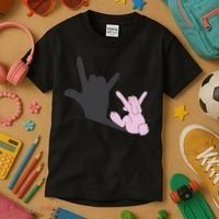 Funny Bunny Easter Day Kids T-Shirt thumb 3