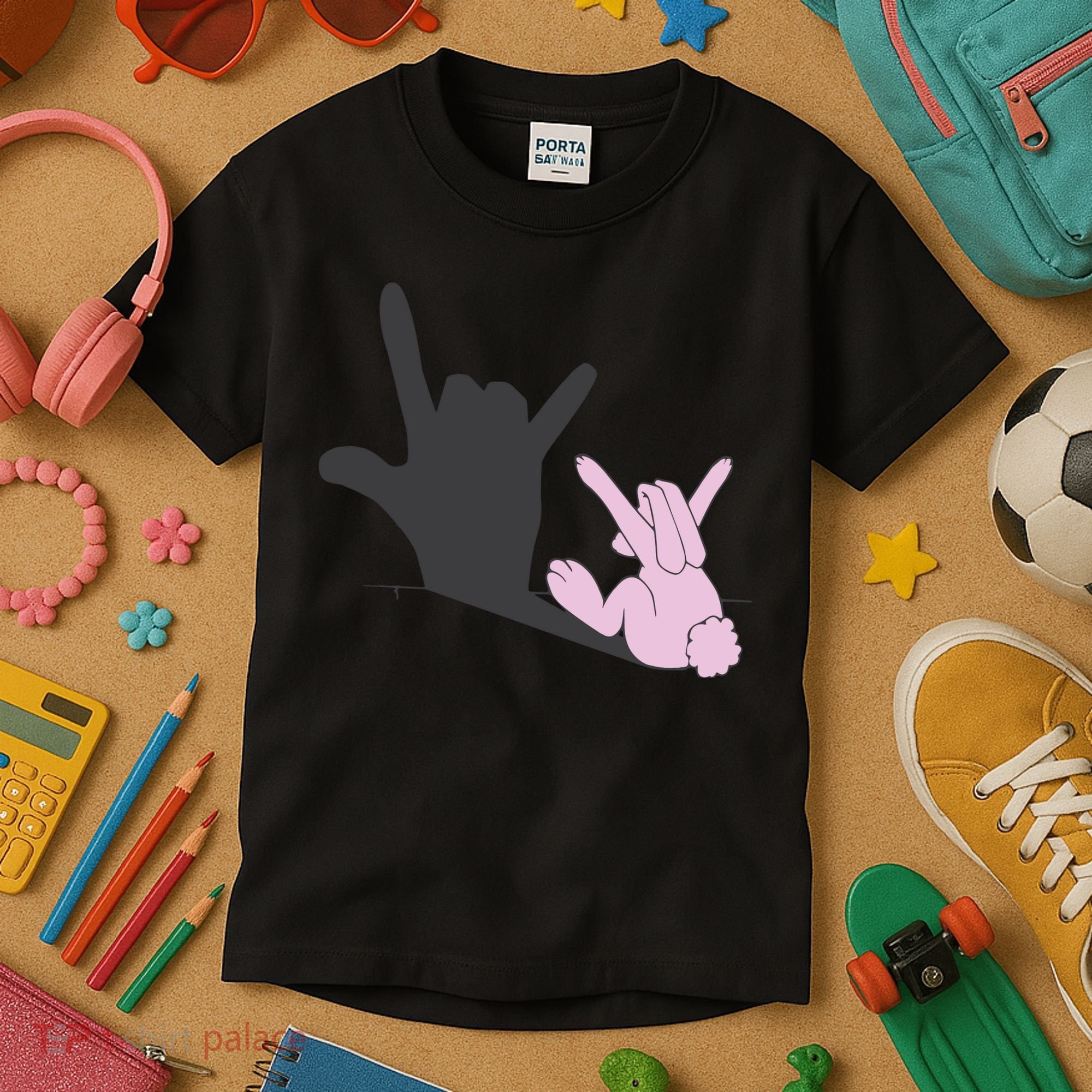 Funny Bunny Easter Day Kids T-Shirt