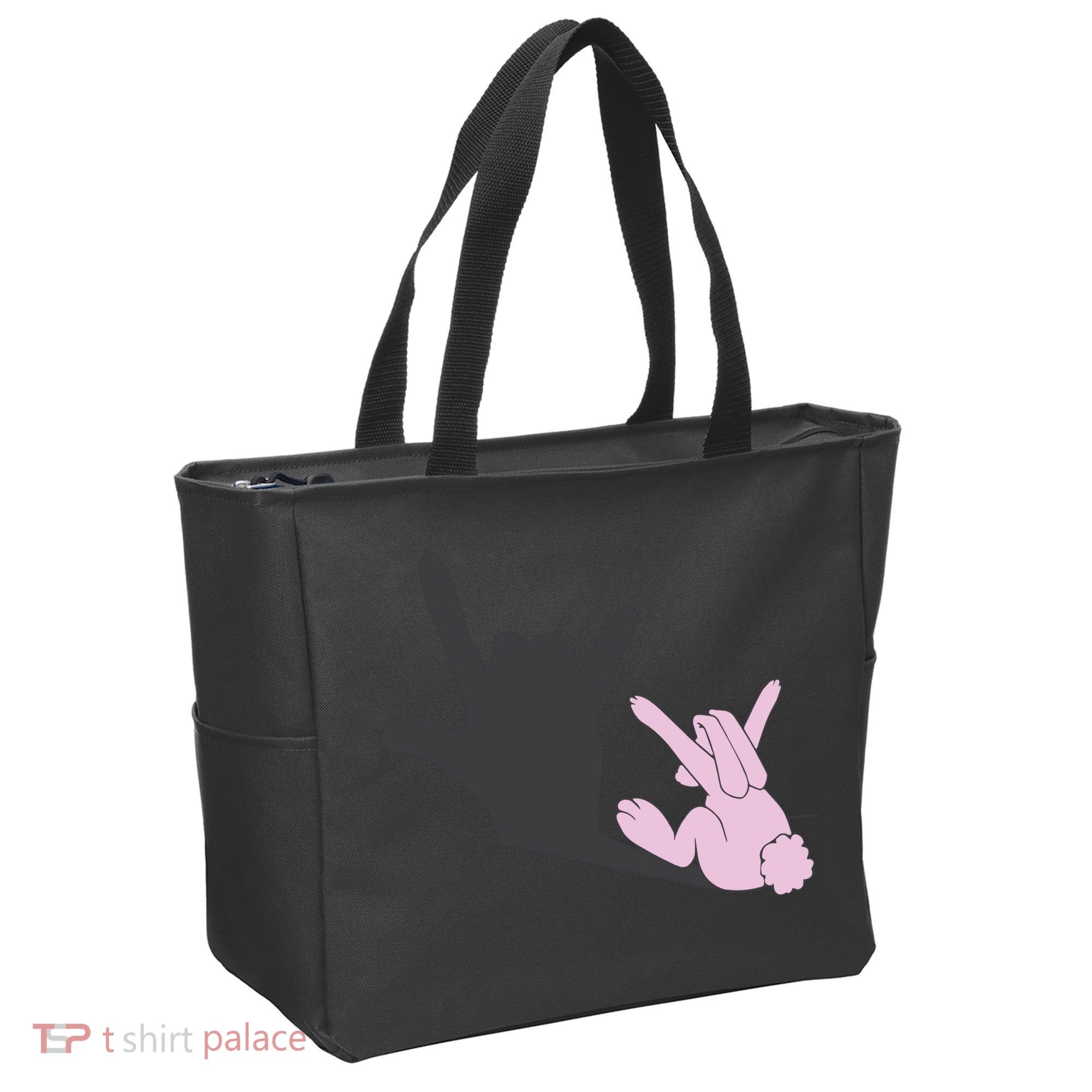 Funny Bunny Easter Day Tote Bag