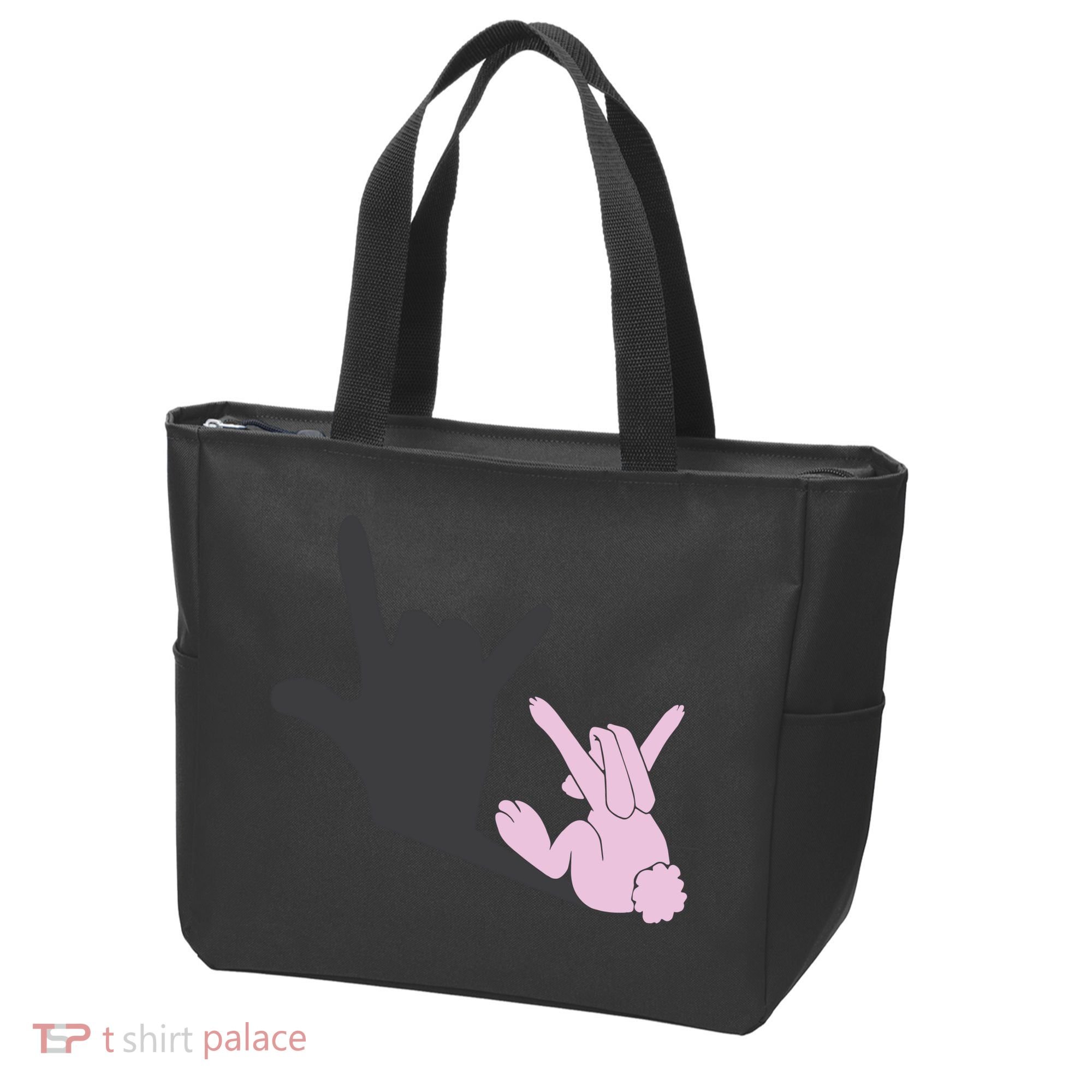 Funny Bunny Easter Day Tote Bag