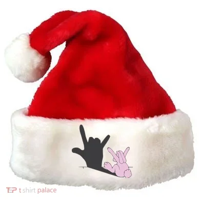 Funny Bunny Easter Day Santa Hat