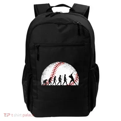 Funny Baseball Evolution Baseball Player Backpack