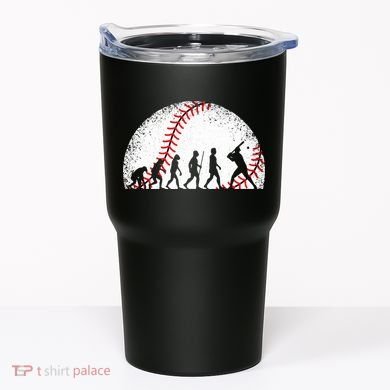 Funny Baseball Evolution Baseball Player Tumbler