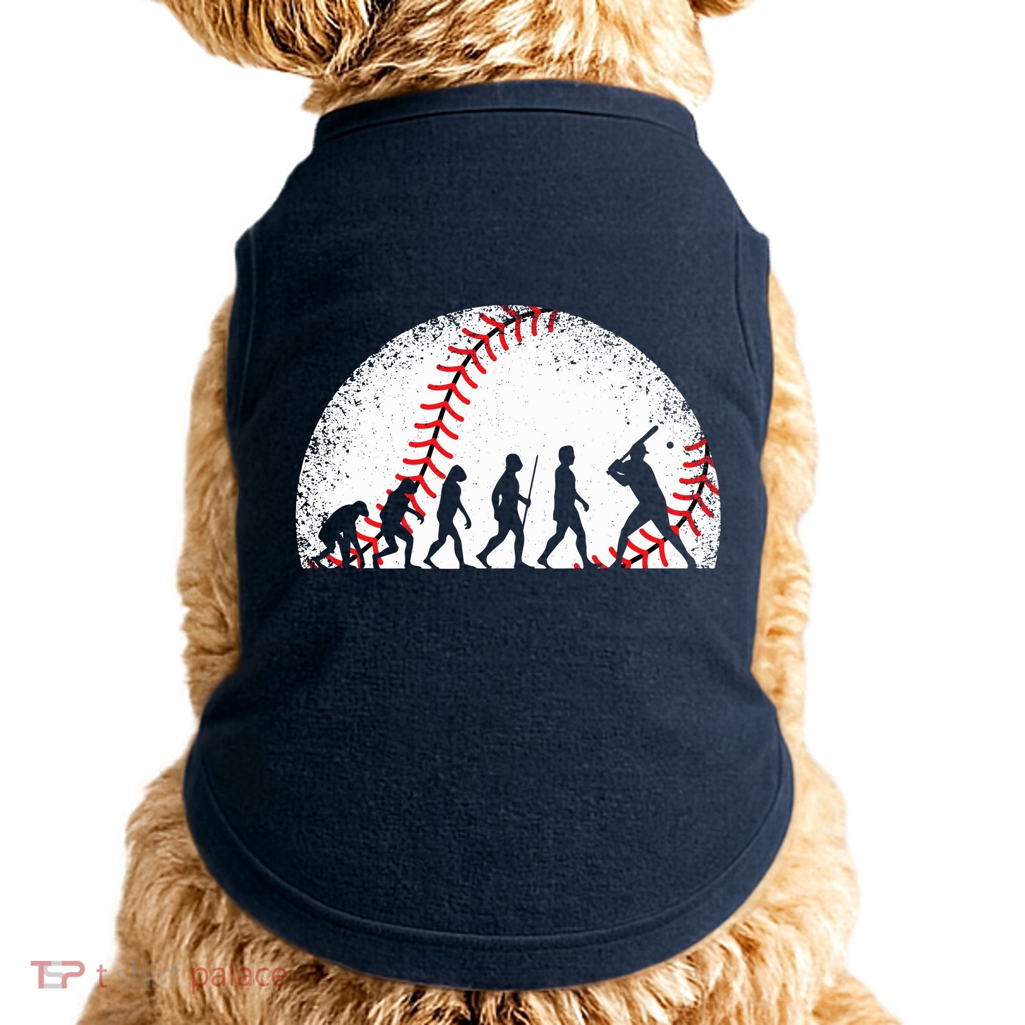 Funny Baseball Evolution Baseball Player Doggie Tank