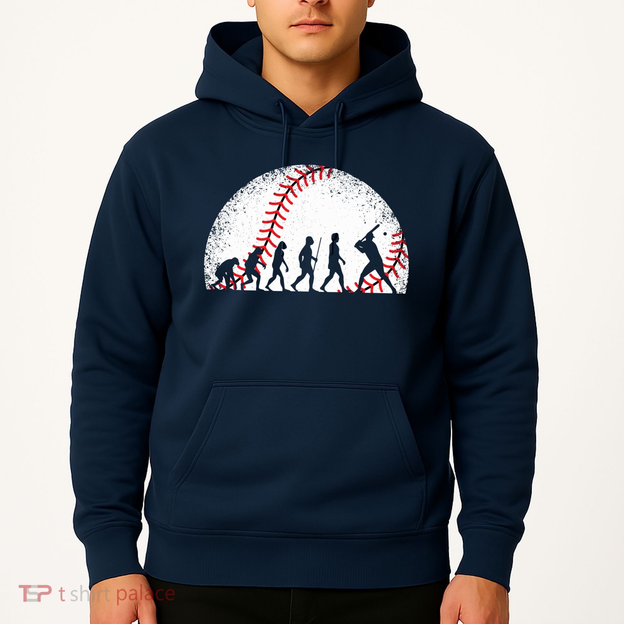 Funny Baseball Evolution Baseball Player Hoodie