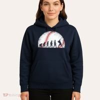 Funny Baseball Evolution Baseball Player Hoodie thumb 5
