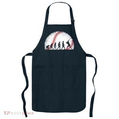 Funny Baseball Evolution Baseball Player Apron