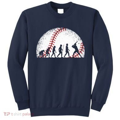 Funny Baseball Evolution Baseball Player Sweatshirt