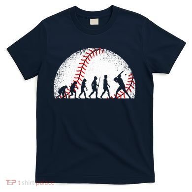 Funny Baseball Evolution Baseball Player T-Shirt
