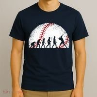 Funny Baseball Evolution Baseball Player T-Shirt thumb 3