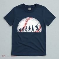 Funny Baseball Evolution Baseball Player T-Shirt thumb 5