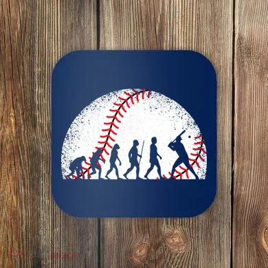 Funny Baseball Evolution Baseball Player Coaster