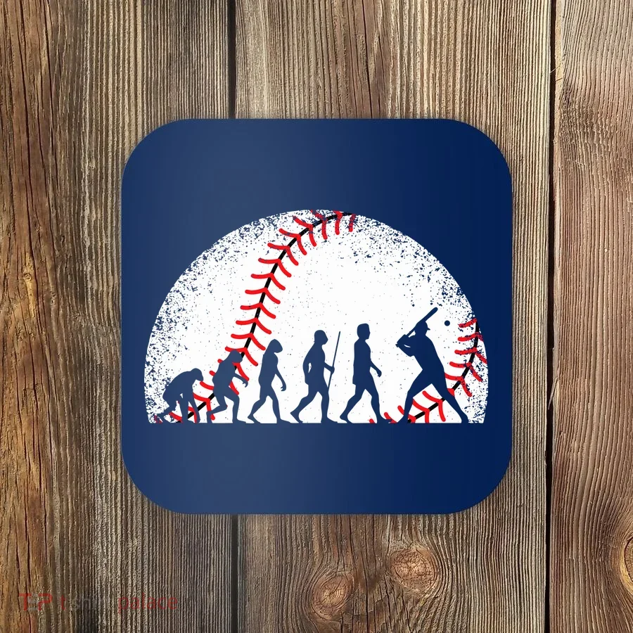 Funny Baseball Evolution Baseball Player Coaster