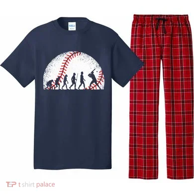 Funny Baseball Evolution Baseball Player Pajama Set