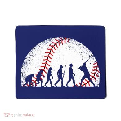 Funny Baseball Evolution Baseball Player Mousepad