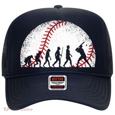 Funny Baseball Evolution Baseball Player Hat