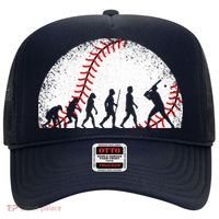 Funny Baseball Evolution Baseball Player Hat thumb 0