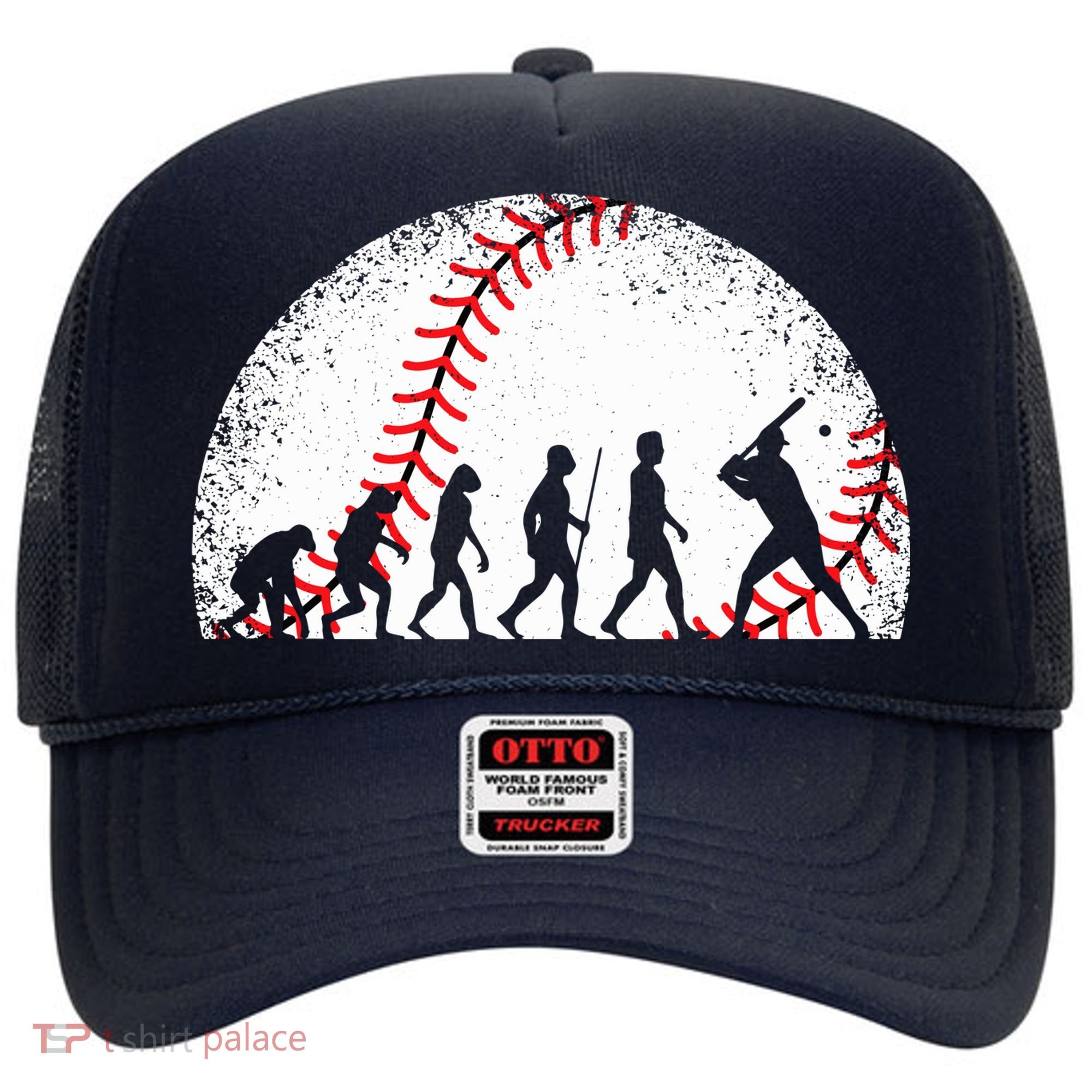 Funny Baseball Evolution Baseball Player Hat