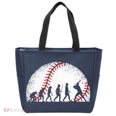 Funny Baseball Evolution Baseball Player Tote Bag