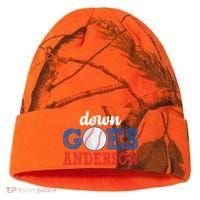 Funny Baseball Fight Down Goes Anderson Kati Licensed 12" Camo Cuffed Beanie thumb 0