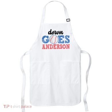 Funny Baseball Fight Down Goes Anderson Apron