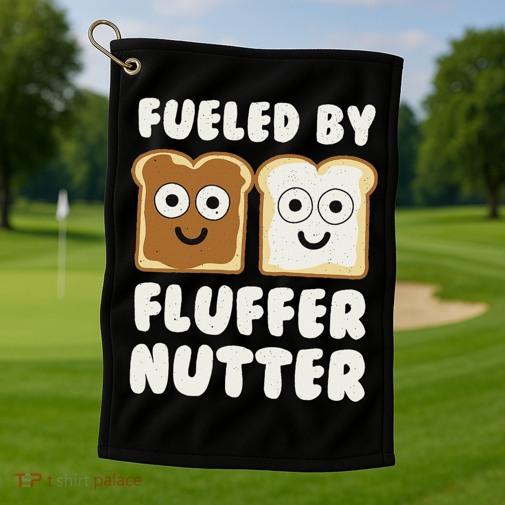 Fueled By Fluffernutter Fluffernutter Golf Towel