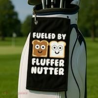 Fueled By Fluffernutter Fluffernutter Golf Towel thumb 2